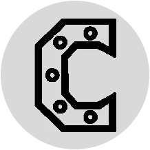Certified logo letter C icon