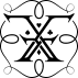 Elegant Magic Artist logo in white on black background